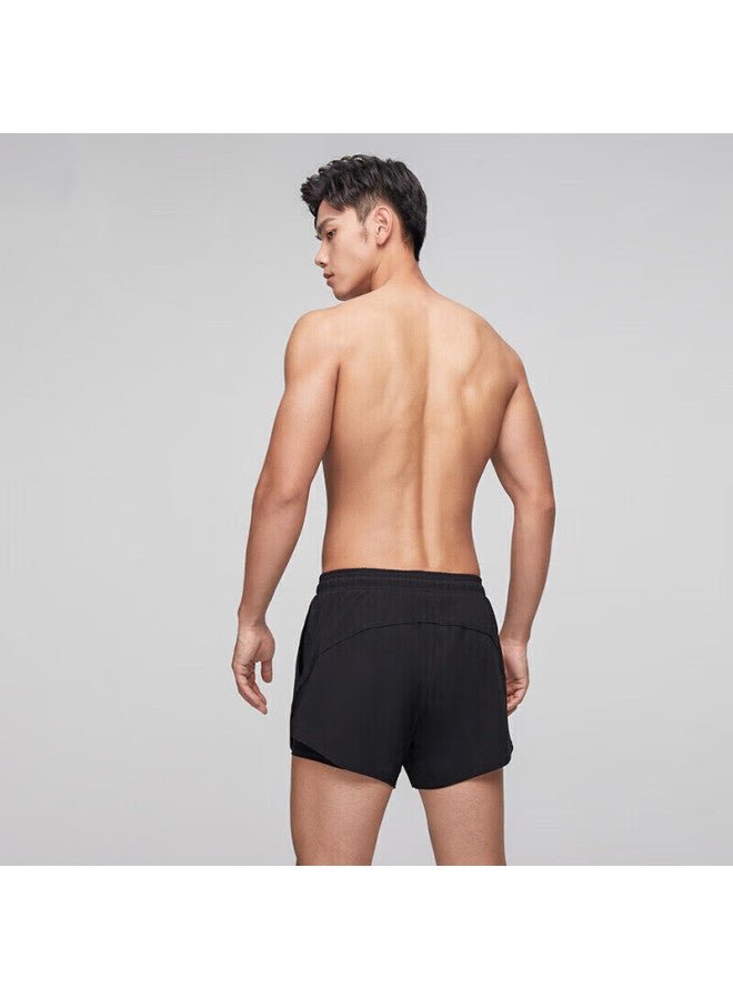 Balneaire Peak Series Stylish Men's Sunscreen Seaside Swim Trunks Water And Land Dual-use Black Shorts 50342 XL - Image 3