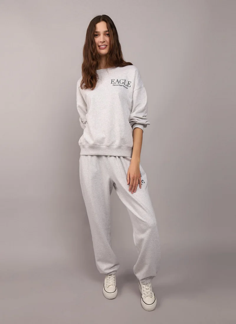 امريكان ايجل Logo Graphic Pullover Sweatshirt