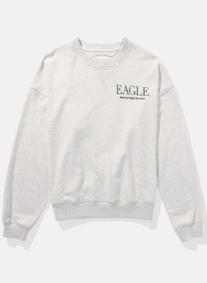 امريكان ايجل Logo Graphic Pullover Sweatshirt