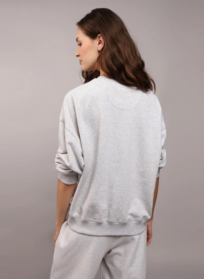 امريكان ايجل Logo Graphic Pullover Sweatshirt