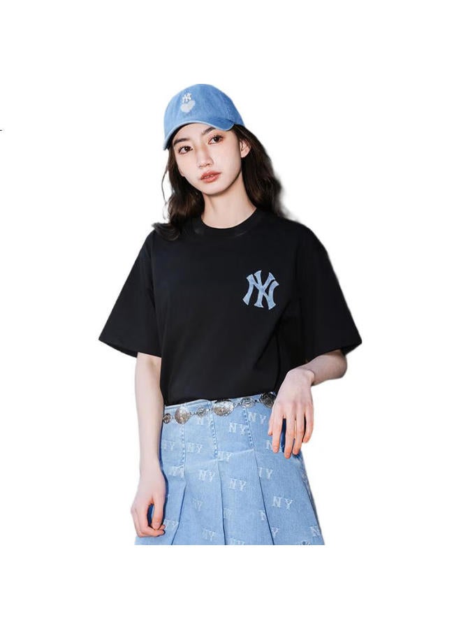 Mlb Men'S And Women'S Short Sleeve T-Shirt With Vintage Big Logo, Quick-Drying And Cool Feeling, New Style, 3Atsm0953-50Bks-Xxl - Image 3