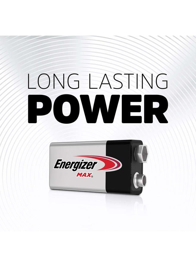 Energizer بطاريات MAX 9V (عبوة 2)، بطاريات قلوية 9 فولت - قد يختلف التعبئة - Image 2