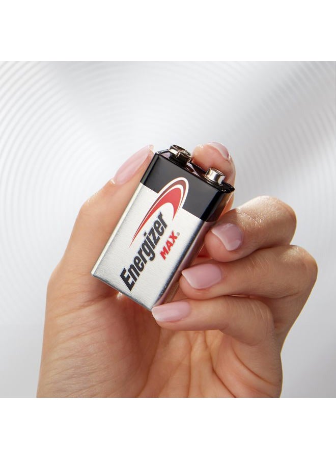 Energizer بطاريات MAX 9V (عبوة 2)، بطاريات قلوية 9 فولت - قد يختلف التعبئة - Image 4