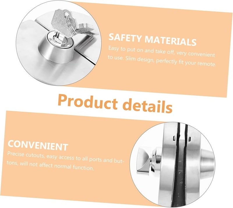 Artibetter قفل باب زجاجي منزلق بدون حفر بمقبض تصميم نصف دائري سهل التركيب - Image 4