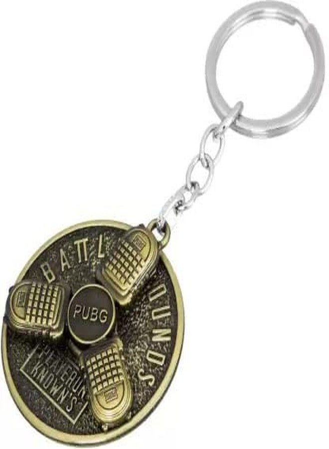 VIEN Revolving PUBG Game Military Bag pubg mobile Armor Gamer Design-1PC Key Chain (GOLD) - Image 2