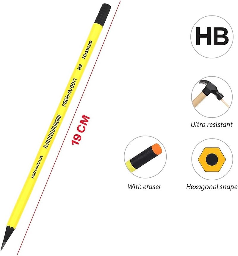 Fitto HB Pencil 19 cm, Ideal for Writing and Drawing, Pack of 12 - Image 1