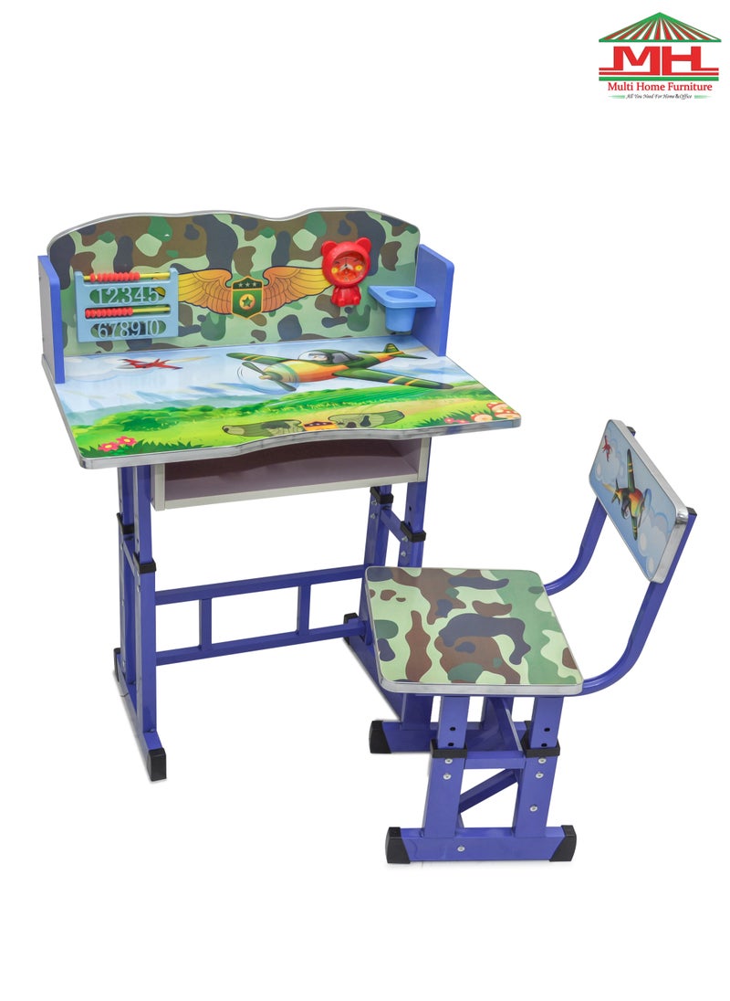Multi Home Furniture MULTI HOME FURNITURE Kids Study Table And Chair Set Adjustable Height MH-ST41  - Image 1