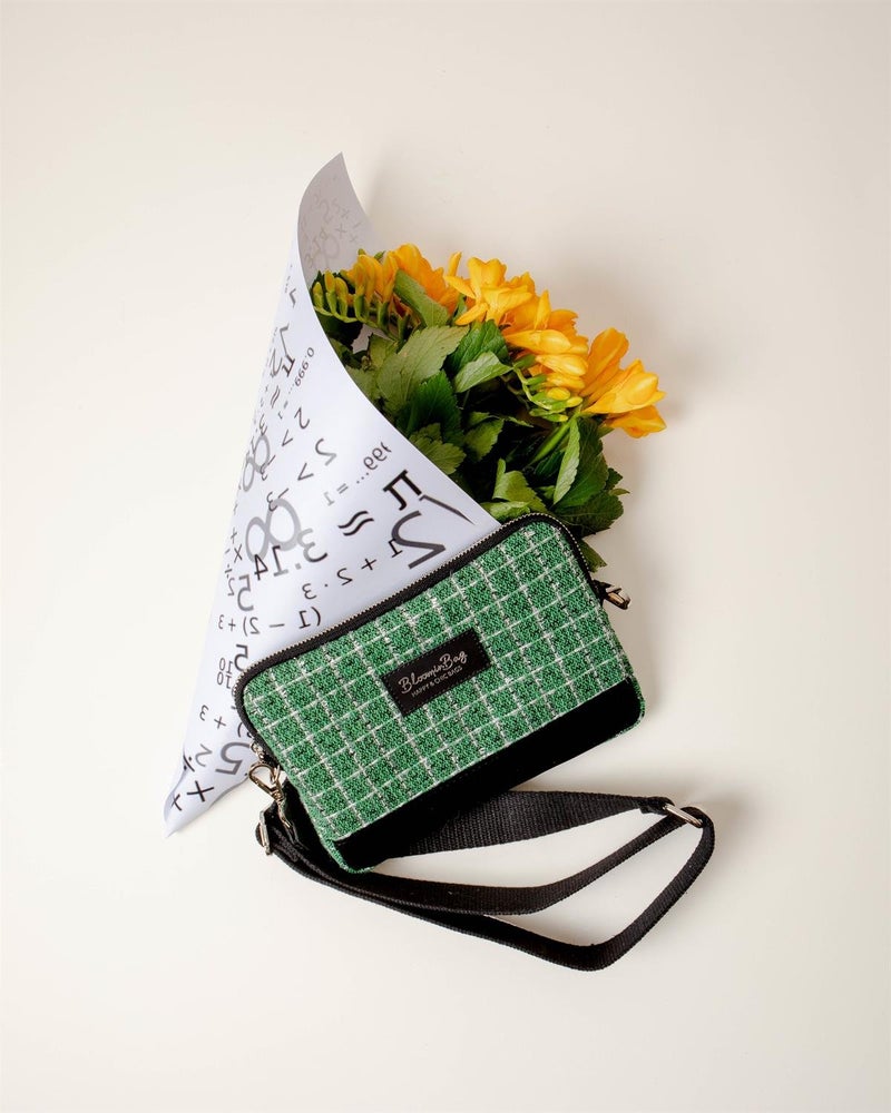 Bloominbag Shepherd Tweed Crossbody Bag - Image 1