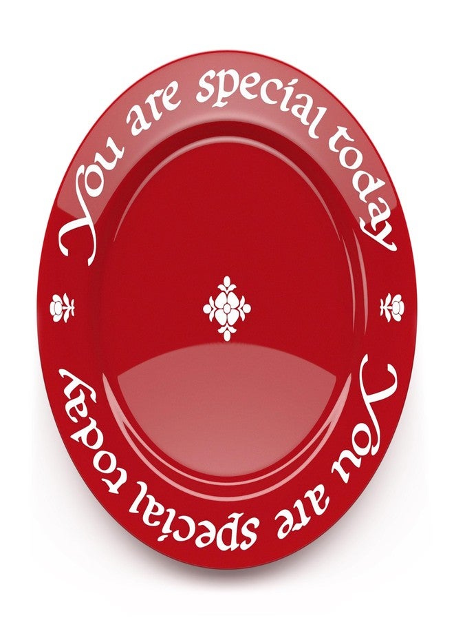 Waechtersbach "You Are Special Today" Red Plate - Original Waechtersbach - Celebration Dish - Iconic Gift for Birthdays, Mother's Day & Milestones - German Ceramic Tradition - Dishwasher Safe, Incl. Gift Box - Image 1