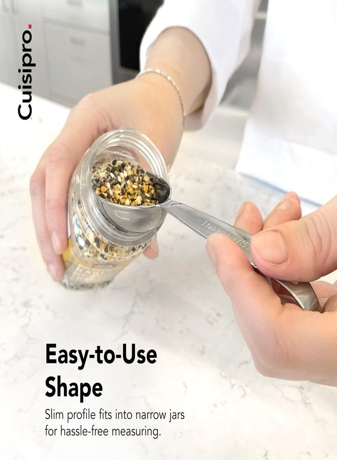 CUISIPRO Odd-Size Measuring Spoon SS 5pc Set - Image 4