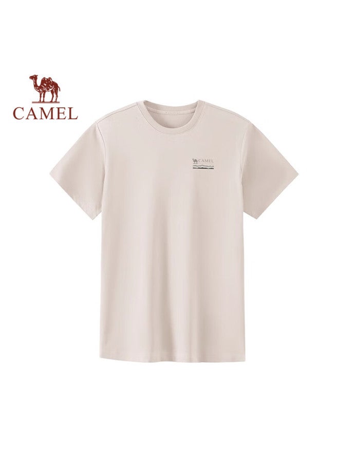 Camel Outdoor Quick-Dry T-Shirt Casual Short Sleeve Round Neck Sorona Cotton T Cool Feeling Sun Protection Sports Short Sleeve A15Bavv023 - Image 3