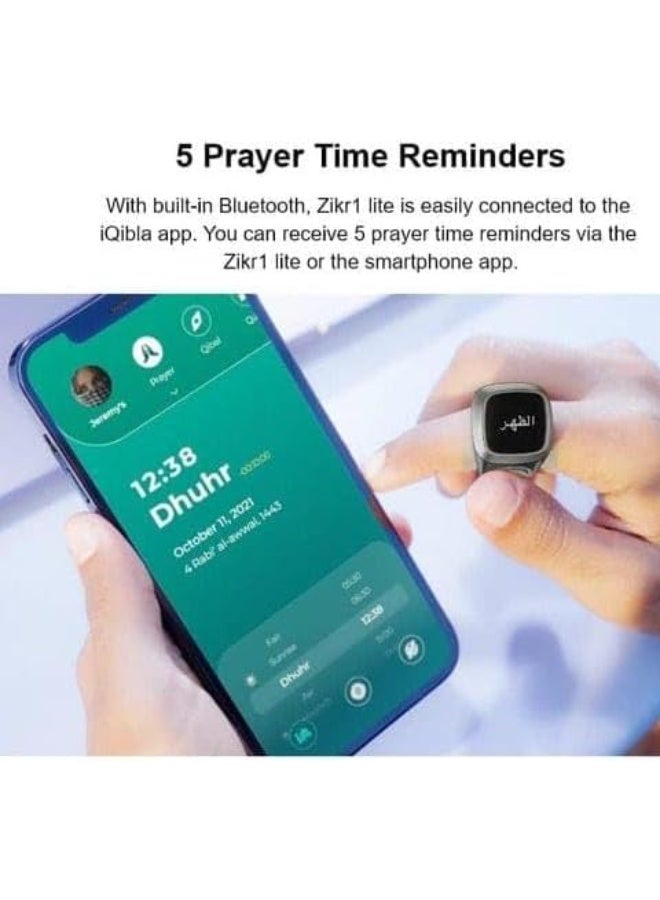 سبيس شوب خاتم التسبيح الذكي رفيقك العصري للذكر والصلاة ابقَ على اتصال بروتينك الروحاني مع خاتم التسبيح الذكي اللون وردي - Image 4