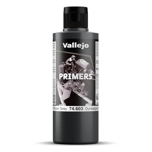Vallejo - Surface Primer Color | German Panzer Grey 200 ml. (6.76 fl.oz.) | Matte Finish and Fast Drying | Perfect for Airbrushing and Great Adhesion to Figurines and Scale Models - Image 5