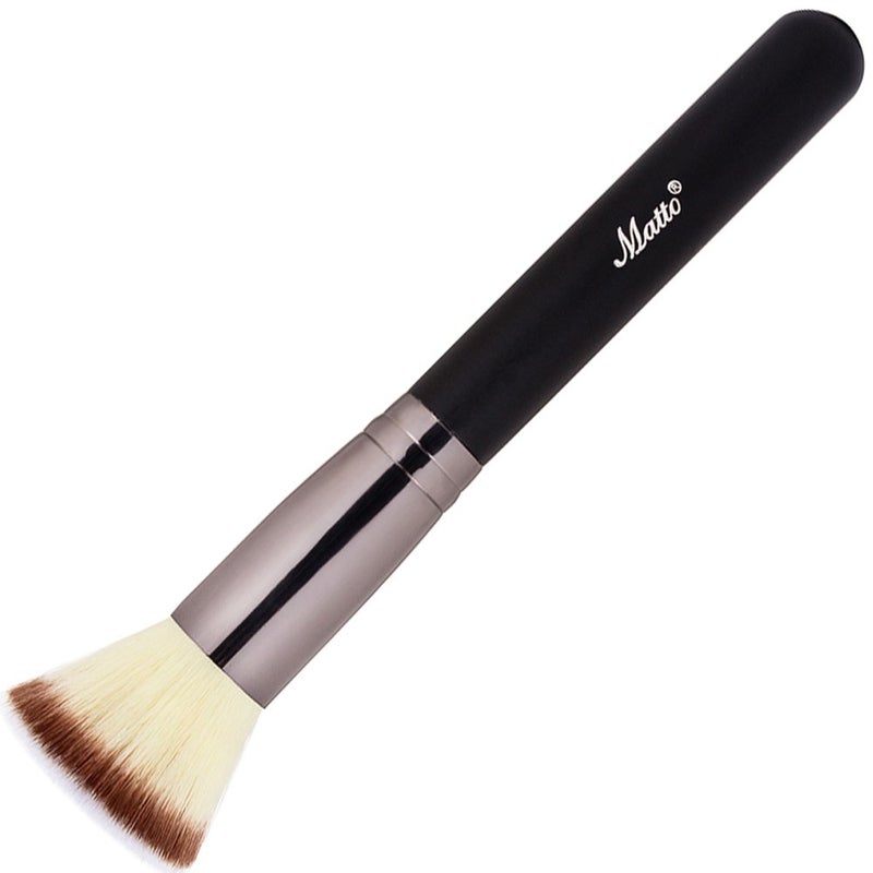 Matto Flat Kabuki Foundation Brush - Flat Top Makeup Brush for Foundation Blending Liquid Cream Mineral Powder 1 Piece - Image 5