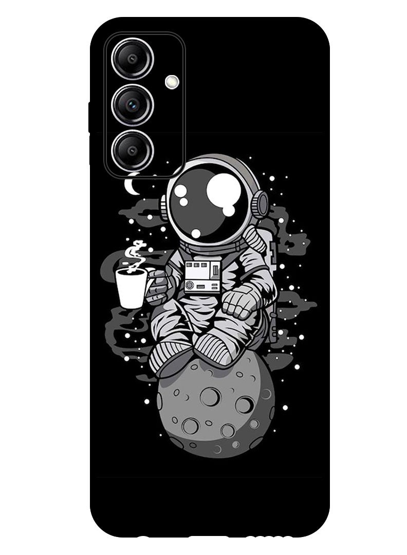 Theodor Protective Case Anti Scratch Shock Proof Bumper Cover For Samsung Galaxy A35 Astronaut Coffee - Image 1