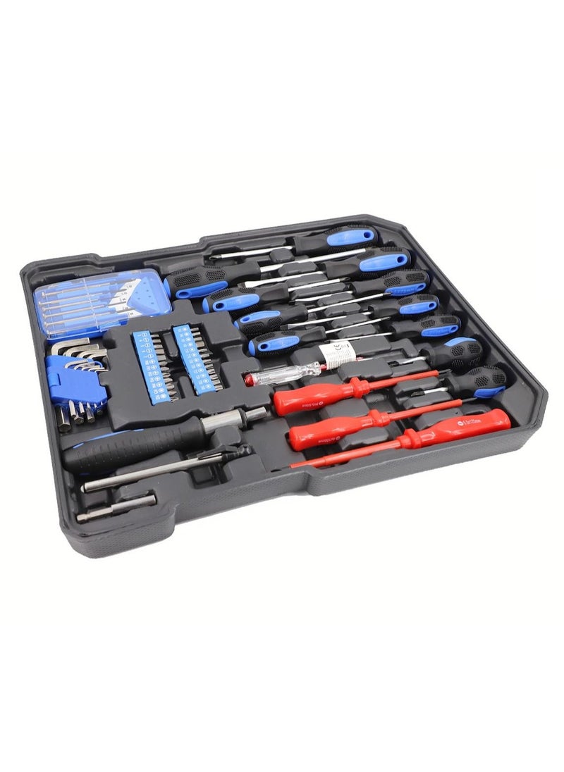 BOSS LIFE STYLE 187 Piece Premium Professional Grade Tool Set with Tool Trolley Essential Kit for Car, House, and Electronics Repairs, High Quality Chrome Vanadium Steel  - Image 4