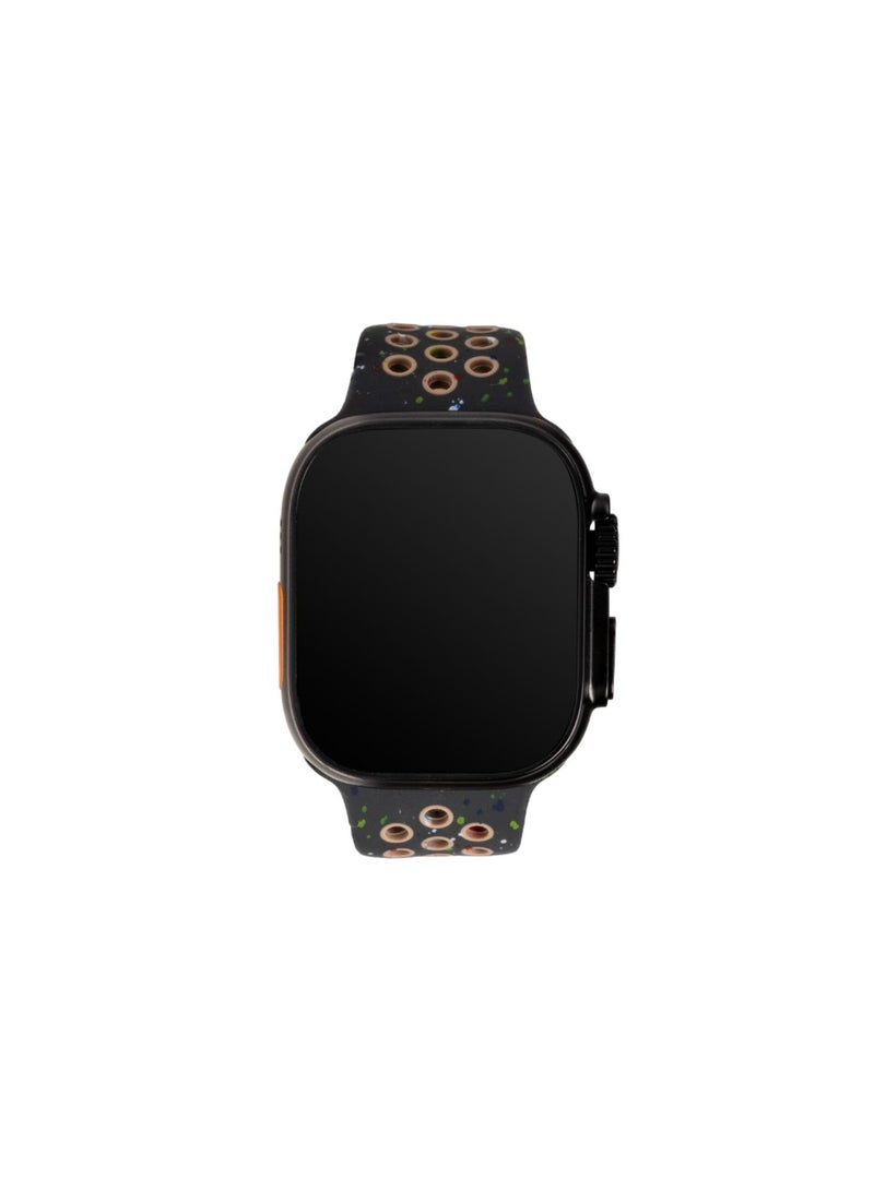 GREEN LION Ultra Active Smart Watch (Midnight Sky Nike Sport+ Nylon) with 10 days standby, Bluetooth 5.0 and Double Tap Function_Black - Image 2