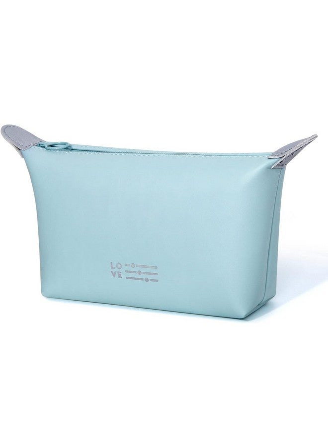 KN ENTERPRISE RT riangle Makeup Bag Dumpling Travel Bag Small Makeup Bag Mini Cosmetic Bag for Women Waterproof Makeup Pouch with Zipper Portable Makeup Organizer Bag Leather Small Bag (Multicolor) - Image 1
