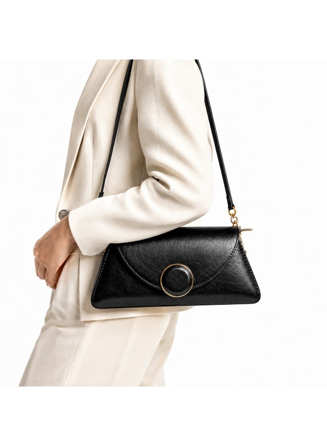 A small women's handbag with a luxurious geometric design – elegant and modern for everyday looks and evening events. - Image 1