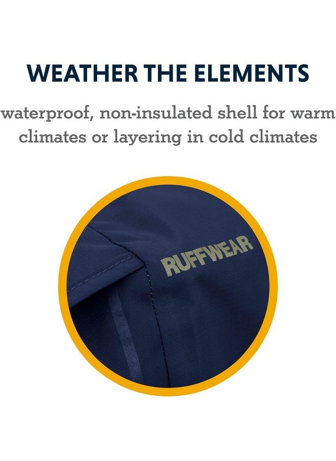 RUFFWEAR Ruffwear, Sun Shower Dog Raincoat, All-Weather Jacket, Waterproof, Windproof & Lightweight, Midnight Blue, Large  - Image 4