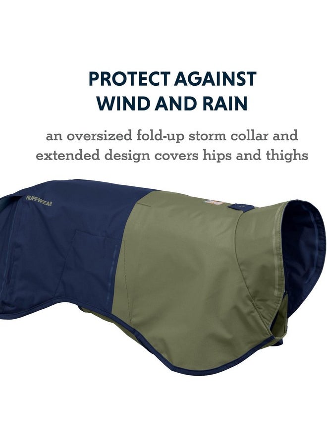 RUFFWEAR Ruffwear, Sun Shower Dog Raincoat, All-Weather Jacket, Waterproof, Windproof & Lightweight, Midnight Blue, Large  - Image 5
