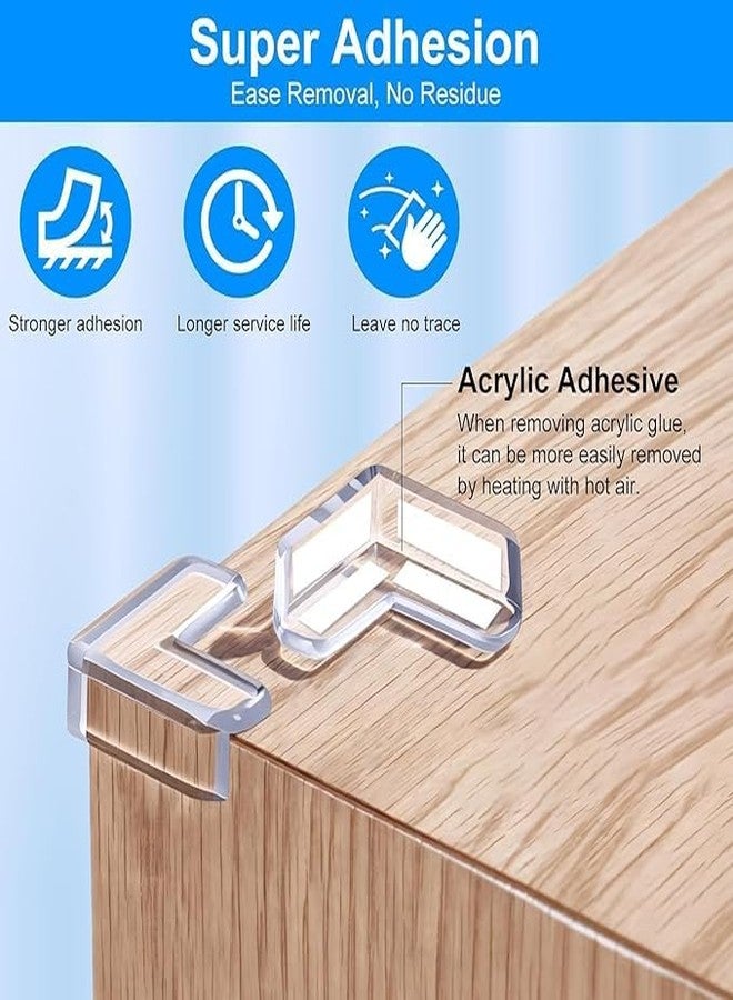 PRIMINI Silicone Corner Protectors | Baby Proofing Edge & Corner Guards for Sharp Edges, Table, Bed & Furniture | Child Safety Cushion for Baby Proofing (Pack of 16) - Image 4