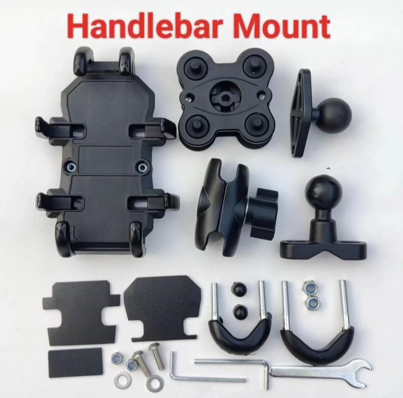 FKU 2025 BSDDP Anti Vibration,Shock Proof Mobile Holder GPS Bracket Clip, 360° View, Riding Scooter, Bicycle, Bike Accessories, 4-6, 7 in Mobile Phone Smartphone - Image 3