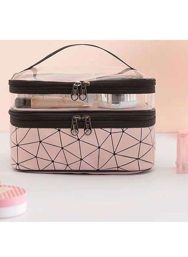 KLNAMAEAAN Double Layer Waterproof Portable Makeup Cosmetics Bag - Image 4