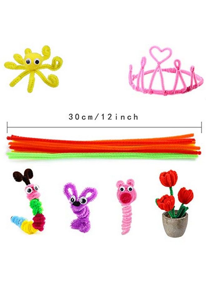 Caydo 324 Pieces Pipe Cleaners 27 Colors Chenille Stems For Diy Art Creative Crafts Project Decorations (6 Mm X 12 Inch) - Image 4