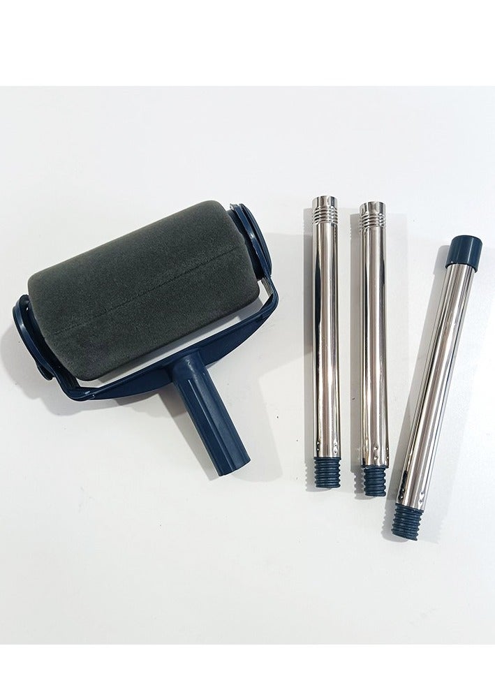 أداة فرشاة طلاء رول مع حافة مكسوة لدهان الجدران والمكاتب - Image 1