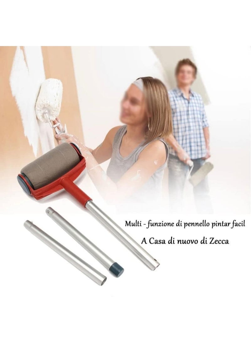 أداة فرشاة طلاء رول مع حافة مكسوة لدهان الجدران والمكاتب - Image 5