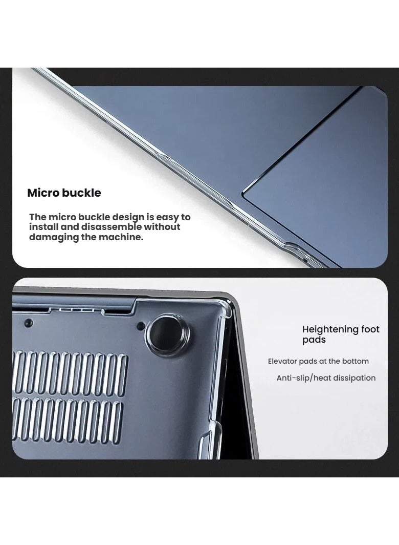 general Suitable for Huawei MateBook 14 (2024) Suede Leather Protective Case Laptop Shockproof Cover Professional-Grade Exterior Shell Precision-Cut Protective Case - Image 5