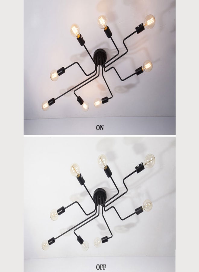 Creative Retro Loft Metal Living Room Bedroom Study Vintage Lamp Ceiling Light - Image 3