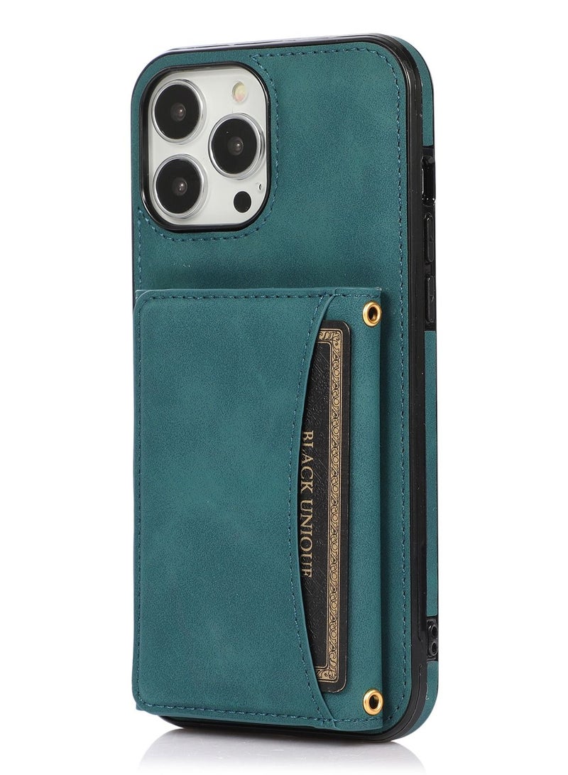 Suteni Back Cover Leather Card Slots Phone Case for iPhone - Image 1