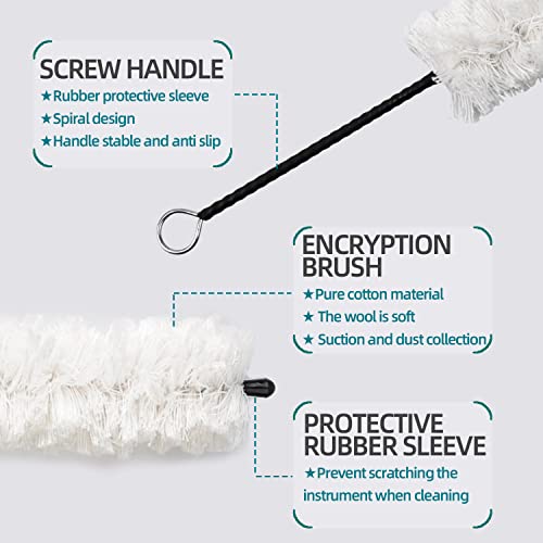 SKYNEO Flute Care Kit - Complete Set Including Brush, Swab, Rod, Screwdriver, Grease, Gloves & Cloth - Image 3