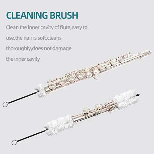 SKYNEO Flute Care Kit - Complete Set Including Brush, Swab, Rod, Screwdriver, Grease, Gloves & Cloth - Image 2