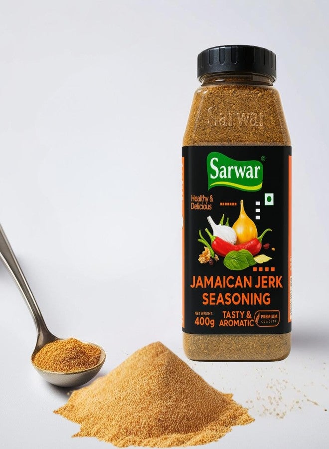 Sarwar Jamaican Jerk Seasoning - 400gms| Authentic| Jerk Marinade Mix| Natural spices| Spicy herbal seasoning| Spicy Jerk Blend| Jamaican spice mix - Image 2