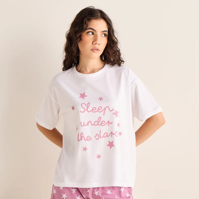 Splash FAV Printed Shorts Set