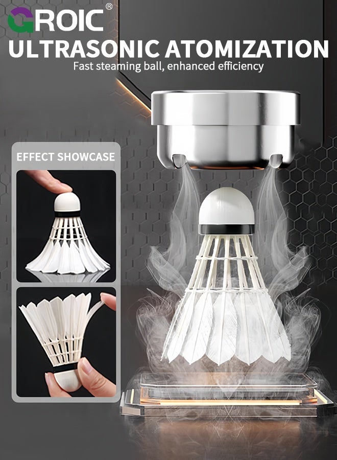 GROIC Badminton Shuttlecock Humidifier Steamer for Clubs Schools Home Use Maintains Reduces Breakage Professional Badminton Shuttle Steamer - Image 4