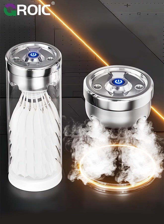 GROIC Badminton Shuttlecock Humidifier Steamer for Clubs Schools Home Use Maintains Reduces Breakage Professional Badminton Shuttle Steamer - Image 1