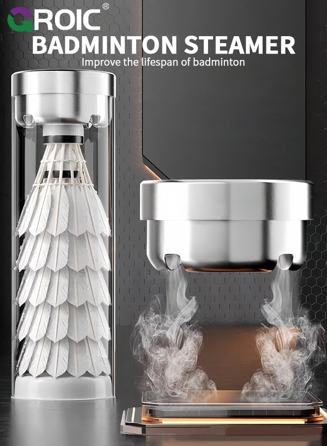 GROIC Badminton Shuttlecock Humidifier Steamer for Clubs Schools Home Use Maintains Reduces Breakage Professional Badminton Shuttle Steamer - Image 3