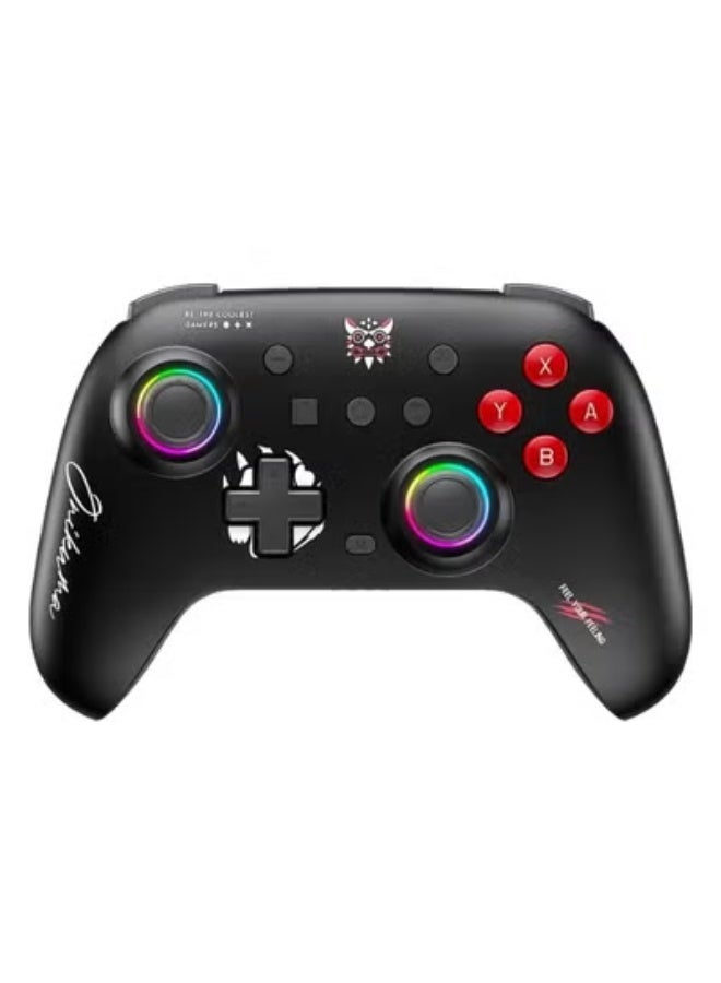 onikuma C1 Dual-Mode Six-Axis Gyroscope Dual Hall Effect Gaming Controller | Black for switch/PC - Image 1