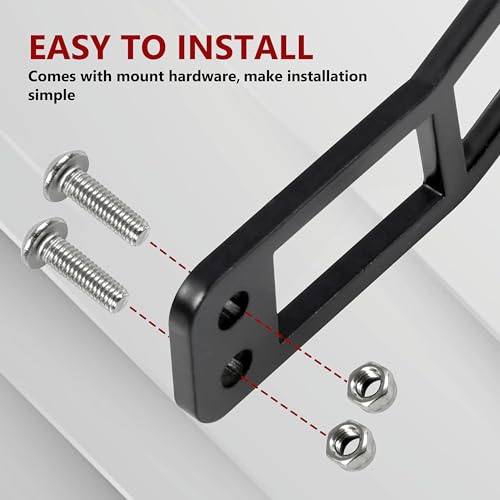 UTVSXPERT Door Handle Latches for Can-Am Maverick X3 X DS RS Turbo R Max 4 Door 2017-2025 Models Accessories, 4 PCS Black Powder Coating Door Handles for X3 - Image 4