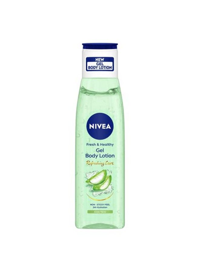 Nivea Aloe Vera Gel Body Lotion Refreshing Care For 24H Hydration Nonsticky & Fast Absorbing Body Lotion For Fresh And Healthy Skin 75 Ml