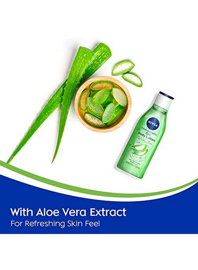 Nivea Aloe Vera Gel Body Lotion Refreshing Care For 24H Hydration Nonsticky & Fast Absorbing Body Lotion For Fresh And Healthy Skin 75 Ml - Image 5