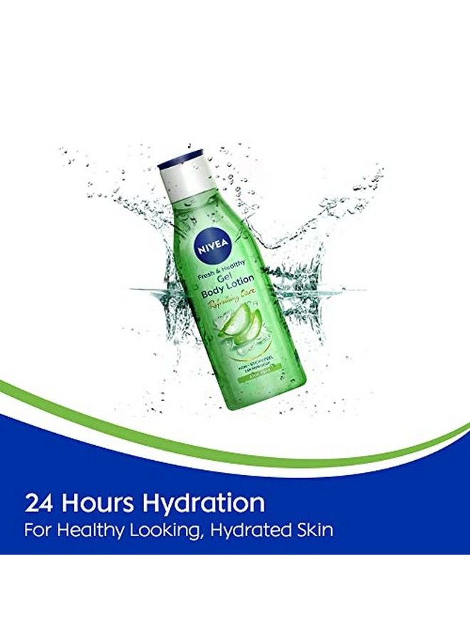 Nivea Aloe Vera Gel Body Lotion Refreshing Care For 24H Hydration Nonsticky & Fast Absorbing Body Lotion For Fresh And Healthy Skin 75 Ml - Image 4