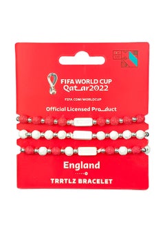 FIFA Fabric Fashionable Qatar 2022 World Cup Country Team Nylon Bracelet - England  - Image 1