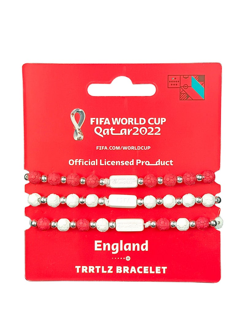 FIFA Fabric Fashionable Qatar 2022 World Cup Country Team Nylon Bracelet - England  - Image 1