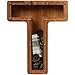 ladenk 12 Inch Extra Large Wooden Kids Letter Piggy Bank Piggy Bank for Boys Girls Initial T Bank Alphabet Money Bank for Birthday - Image 2