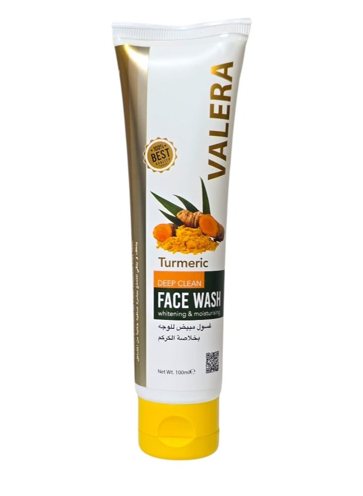 Valera Face Wash Whitening & Moistuising Turmeric 100ml